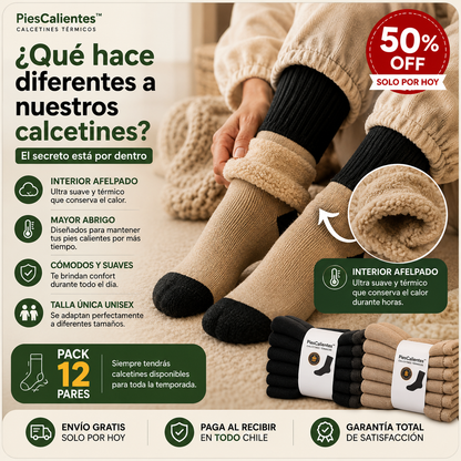 PiesCalientes™ - Calcetines térmicos