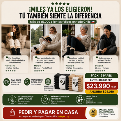 PiesCalientes™ - Calcetines térmicos