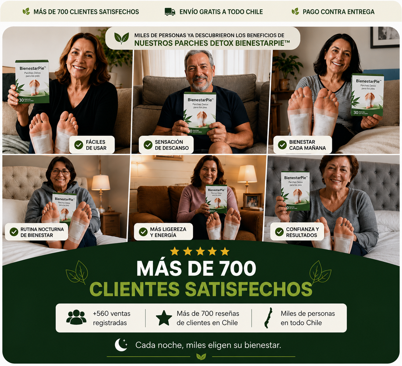 BienestarPie™ Parches para los pies