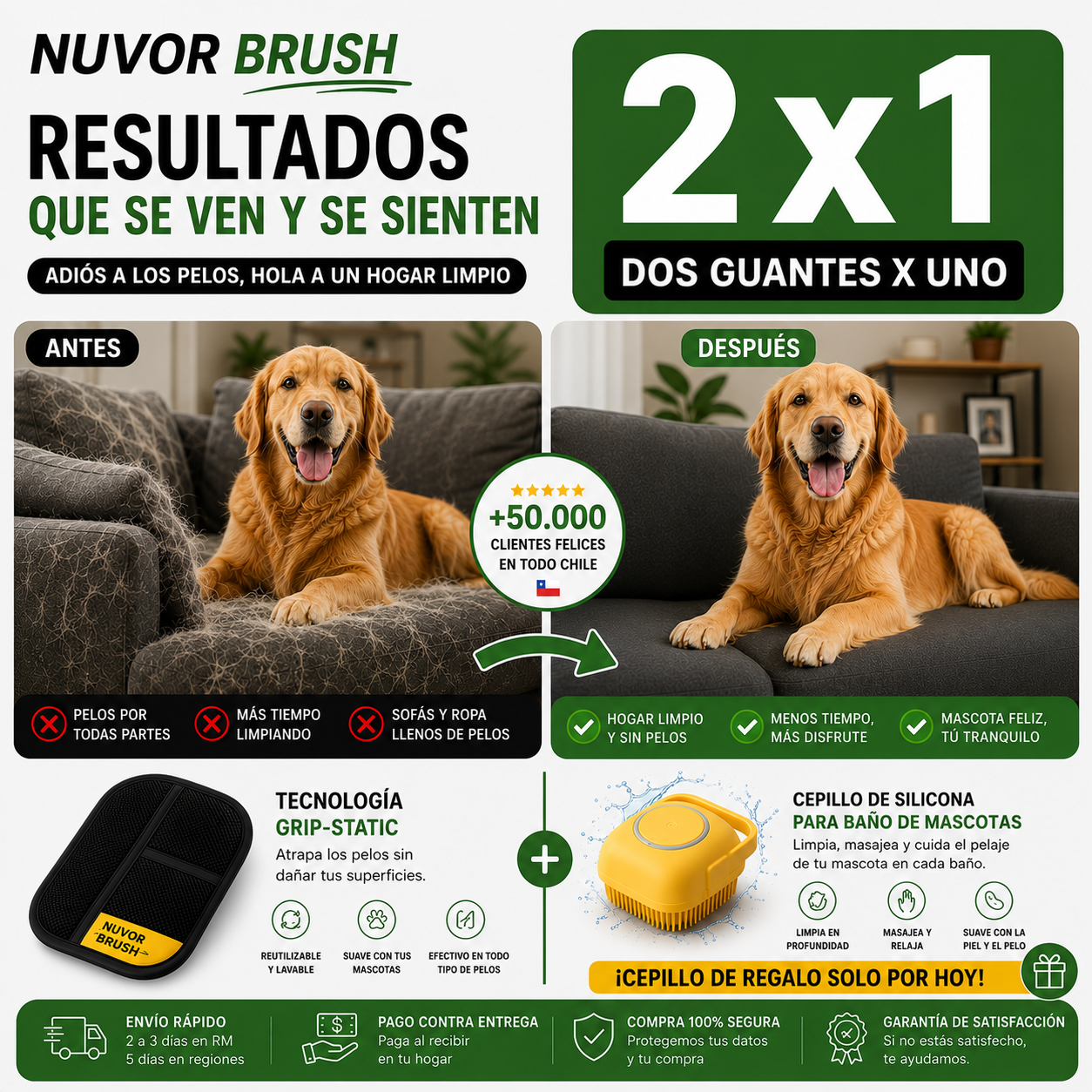 PELOFF™ El Guante Quita Pelos Viral que Todos Están Comprando